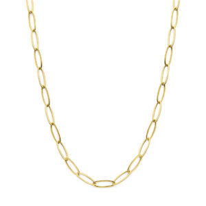 collier 6 mm 48 cm 14K geelgoud