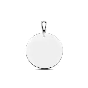 graveerhanger rond 17 mm zilver gerhodineerd