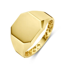 graveerring 14K geelgoud
