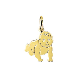hanger baby 14,5 mm 14K geelgoud
