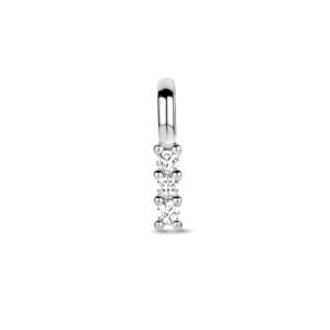 hanger diamant 0.05ct h si 11 mm 14K witgoud