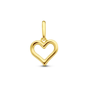 hanger hart 14K geelgoud