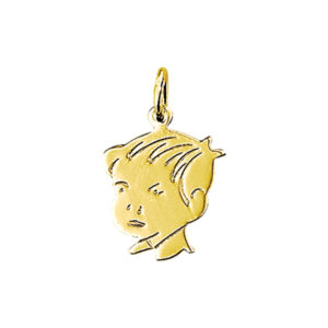hanger jongen 12 mm 14K geelgoud
