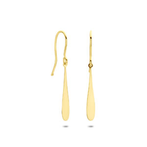 oorhangers druppel franse haak 19,5 mm 14K geelgoud