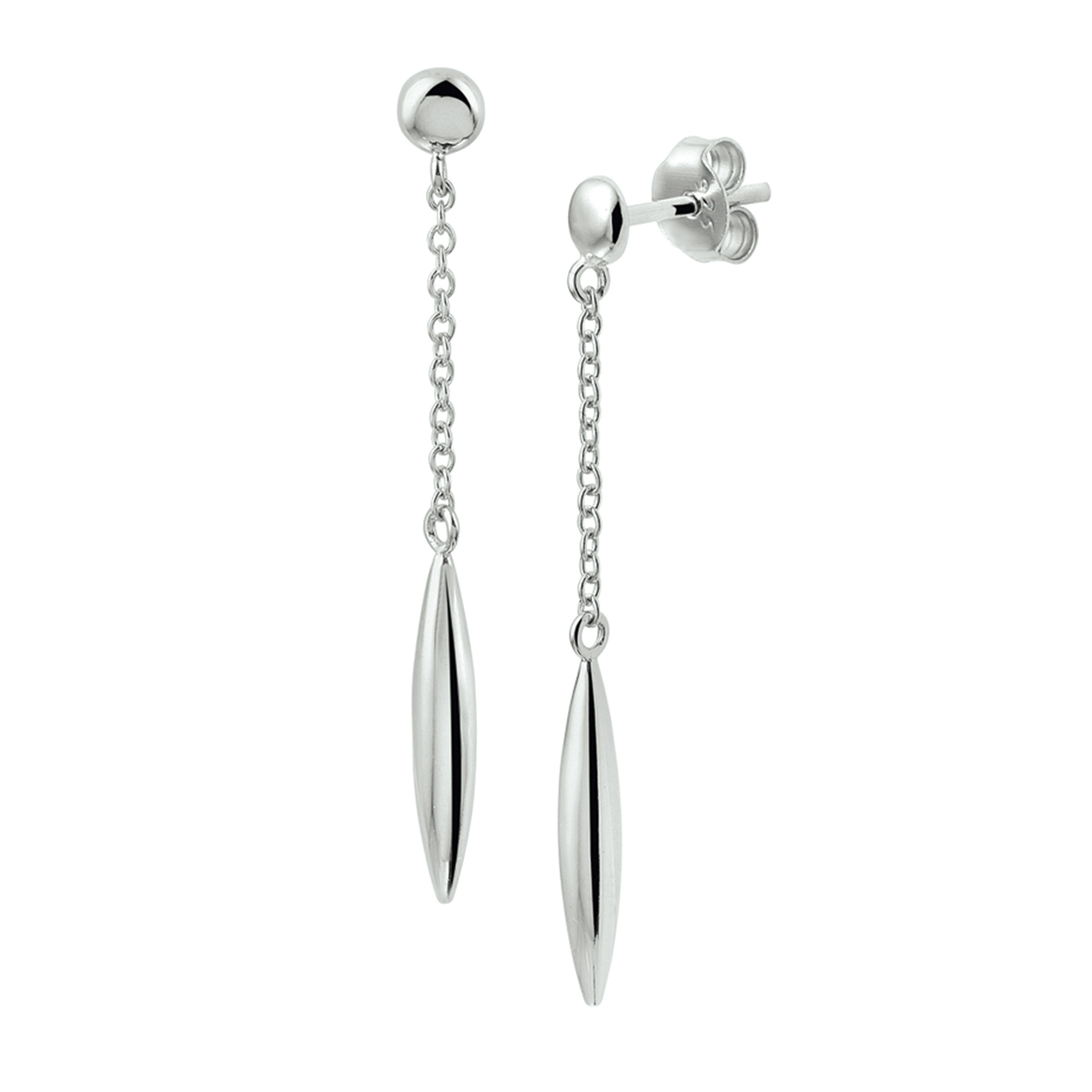 oorhangers zilver gerhodineerd