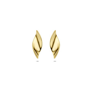 oorknoppen 10 mm 14K geelgoud