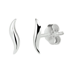 oorknoppen zilver wit