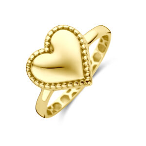 ring hartje 14K geelgoud