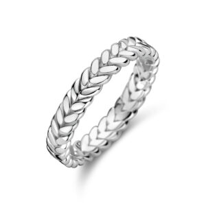 ring zilver gerhodineerd