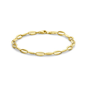 9k armband 5 mm 19 cm 9K geel