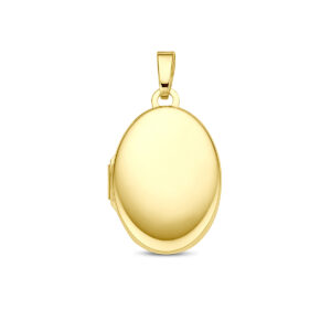 9k medaillon 18,5 mm 9K geel