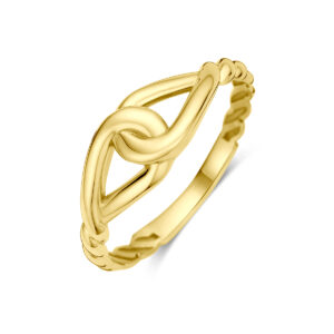 9k ring knoop 9K geel