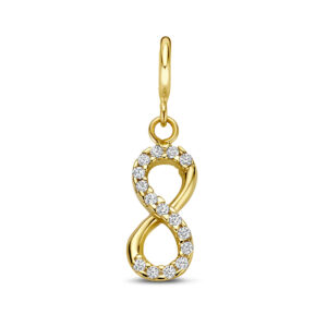 9k slotbedel infinity zirkonia 11,5 mm 9K geel