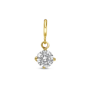 9k slotbedel zirkonia 6 mm 9K geel