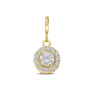9k slotbedel zirkonia 7,5 mm 9K geel