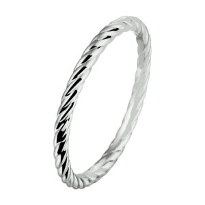 aanschuifring zilver gerhodineerd