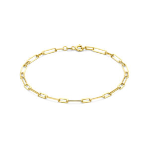 armband 3 mm 19 cm 14K geelgoud