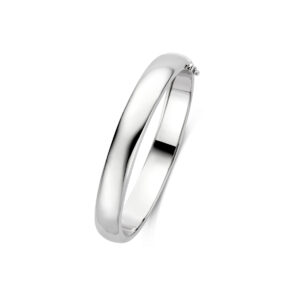 bangle scharnier massief 10 x 60 mm zilver gerhodineerd