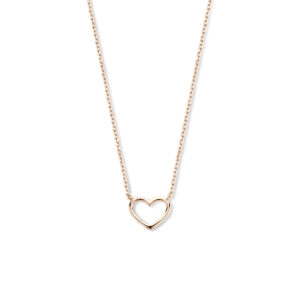 collier hart 40 - 42 - 44 cm 14K roségoud