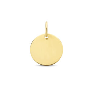 graveerhanger rond 10 mm 14K geelgoud