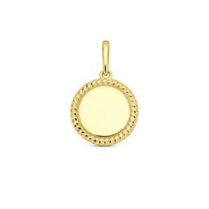graveerhanger rond 10 mm 14K geelgoud