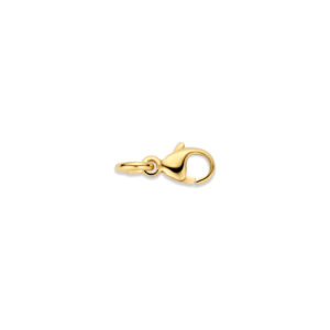 karabijnhaak 9 mm 14K geelgoud