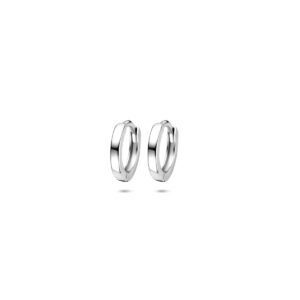 klapoorringen 10 mm zilver gerhodineerd