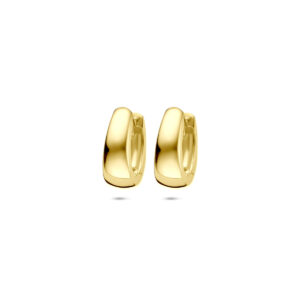 klapoorringen 12 mm 14K geelgoud