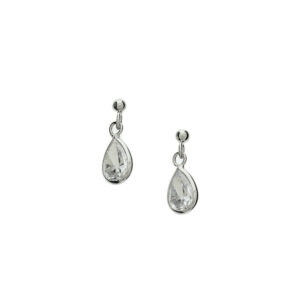 oorhangers zirkonia zilver gerhodineerd