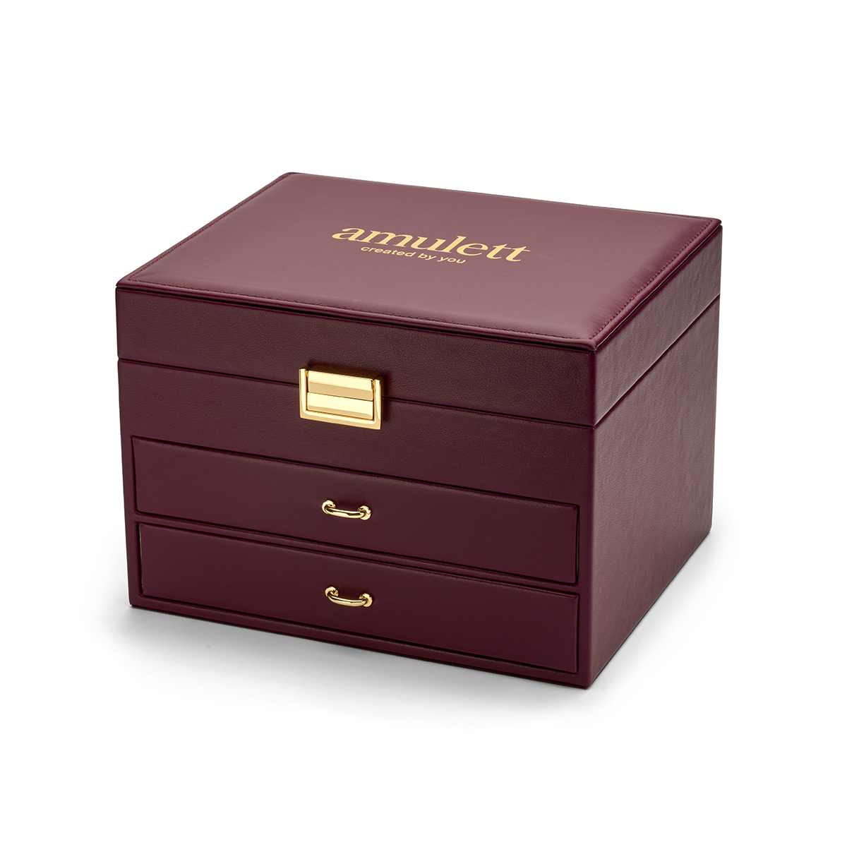 sieradenbox amulett aubergine toebehoren